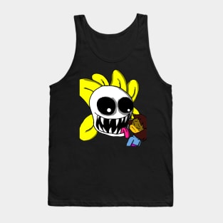 Creepy Flowey Tank Top